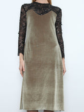 Velvet And Lace Dress