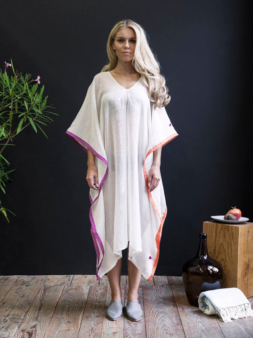 Handwoven Muslin Cotton Caftan