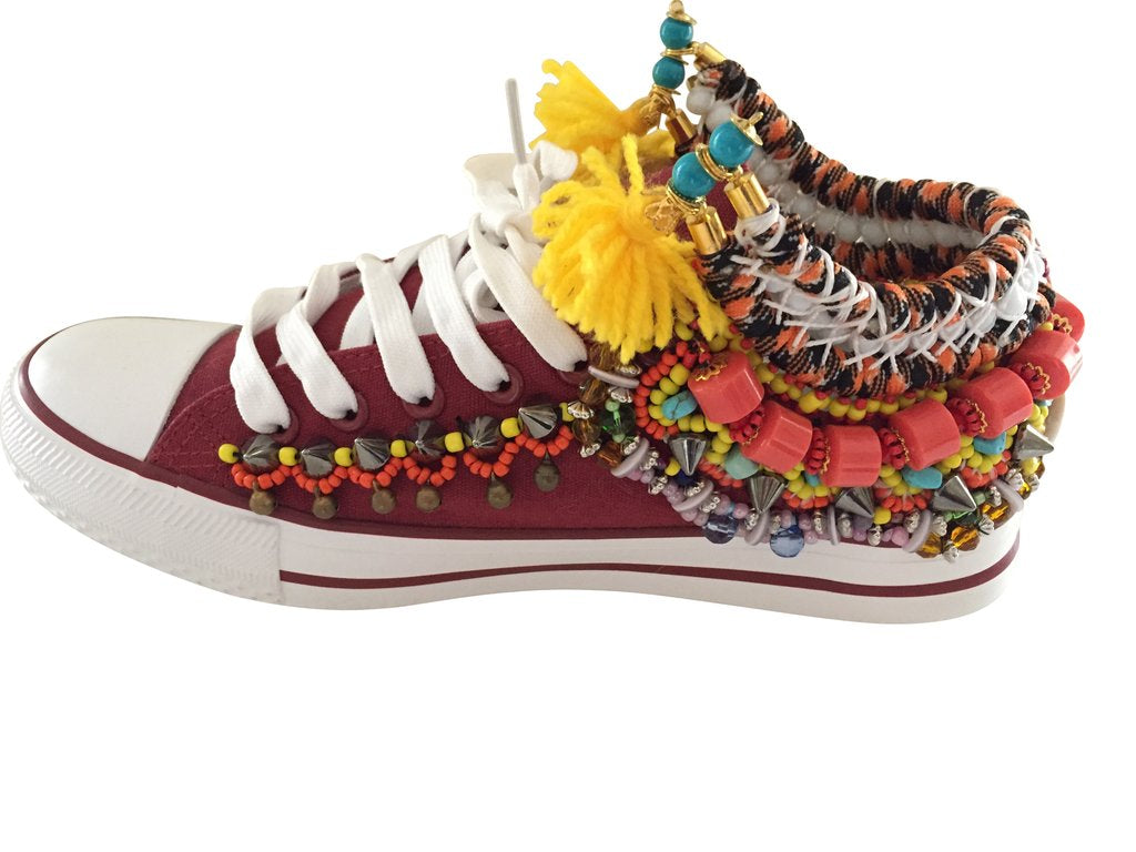 REINA EMBELLISHED SNEAKERS