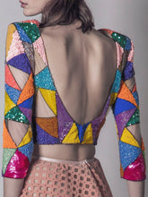 Embroidered Top & Skirt