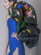 Asymmetric Draped Gown