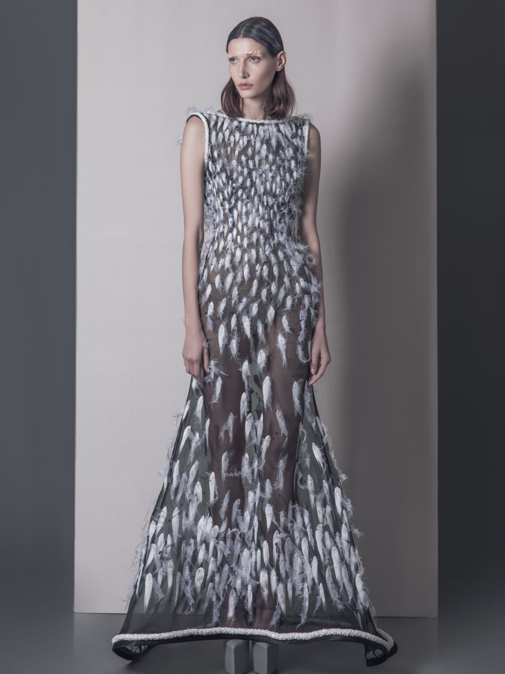 Hand Painted Mermaid Dress