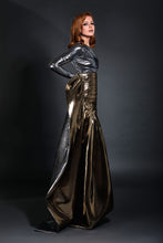 One Shoulder Bustier & Pleated Skirt