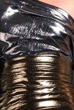 One Shoulder Bustier & Pleated Skirt