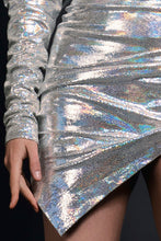 Holographic Mini Dress