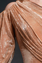 Nude Lamé Dress