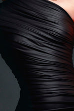 Matte-Black Mini Dress