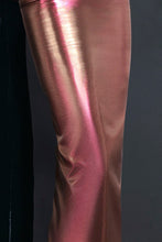Draped Metallic Gown