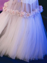 Dress With Hand Crafted Flowers