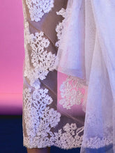 Lace Dress & Oversized Skirt