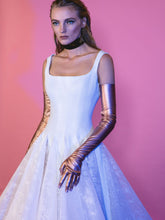White Leather Dress