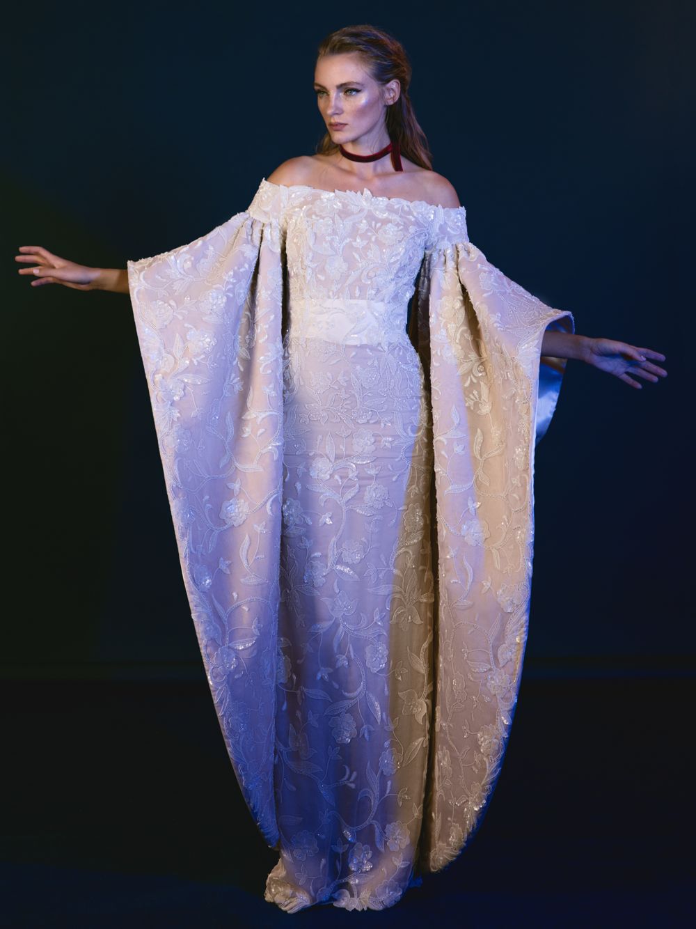 Off Shoulder Couture Dress