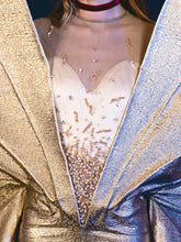 Couture Dress With Crystals & Pearls