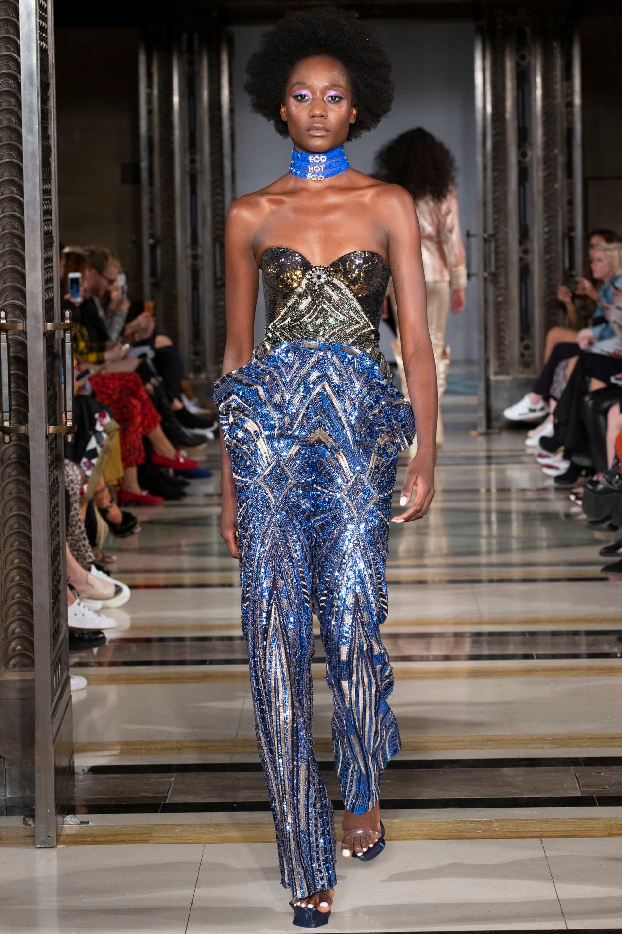 Sequined Corset & Trousers