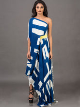 Hand Painted Asymmetrical Dress