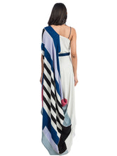 Hand Painted Asymmetrical Dress