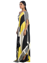 Hand Painted Asymmetrical Dress