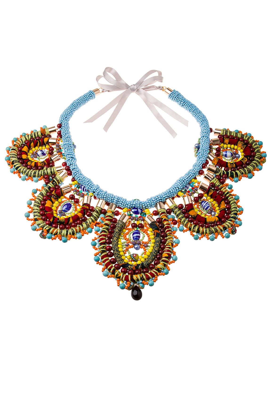 LEIRE EMBELLISHED GEMSTONE NECKLACE