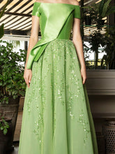 Off-Shoulder Volume Gown