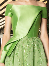 Off-Shoulder Volume Gown