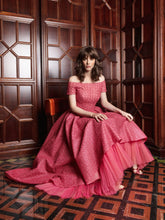 Off-Shoulder Mullet Gown