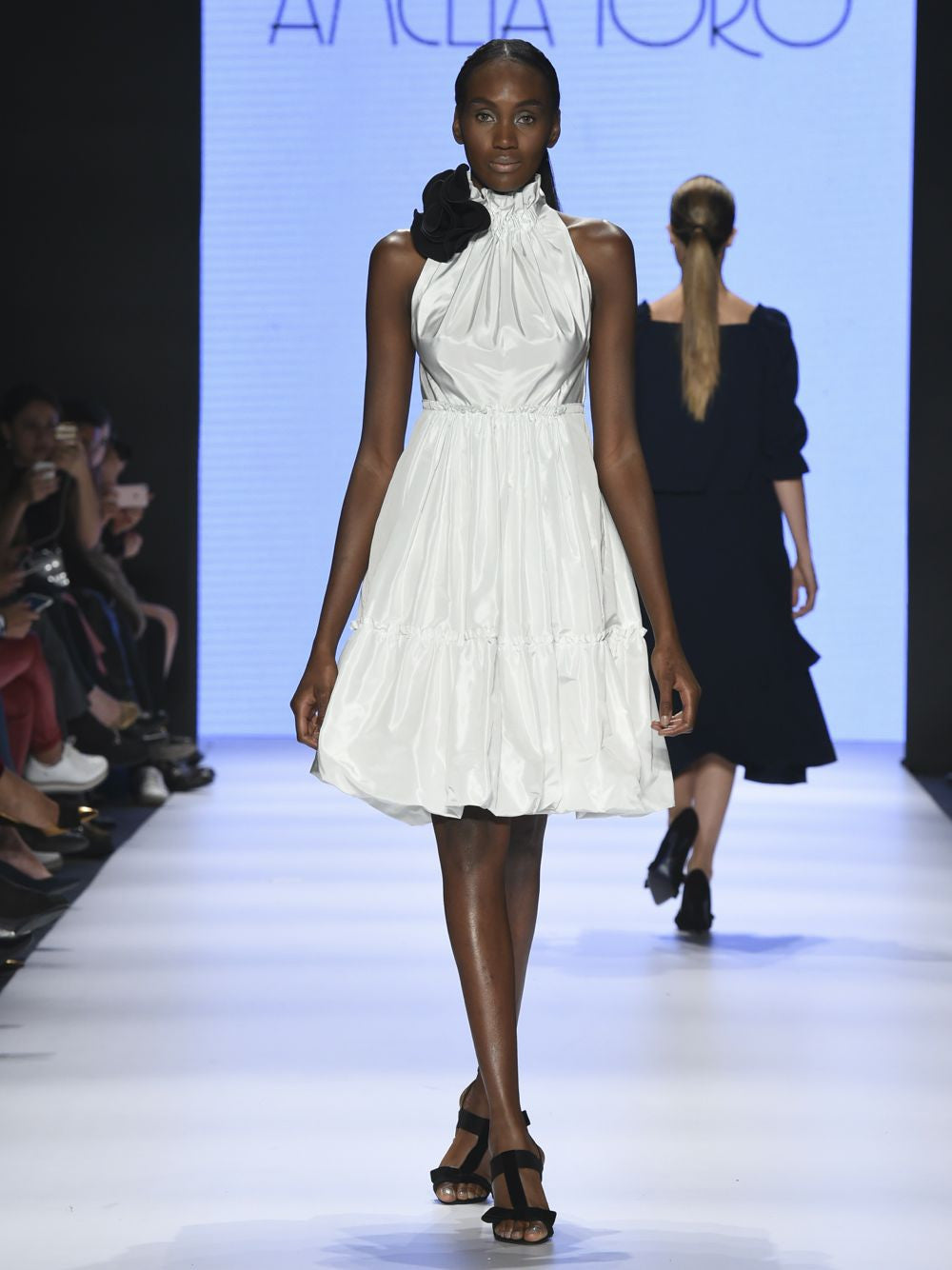 Silk Halter Dress