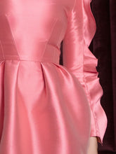 Ruffle-Sleeved Mini Dress