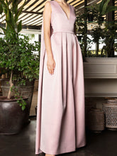 V-Neck Cape Gown & Waist Belt