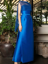 Skirt-Top Set With Beaded Shawl & Waist Belt