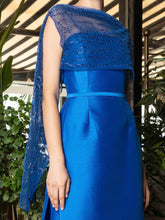 Skirt-Top Set With Beaded Shawl & Waist Belt