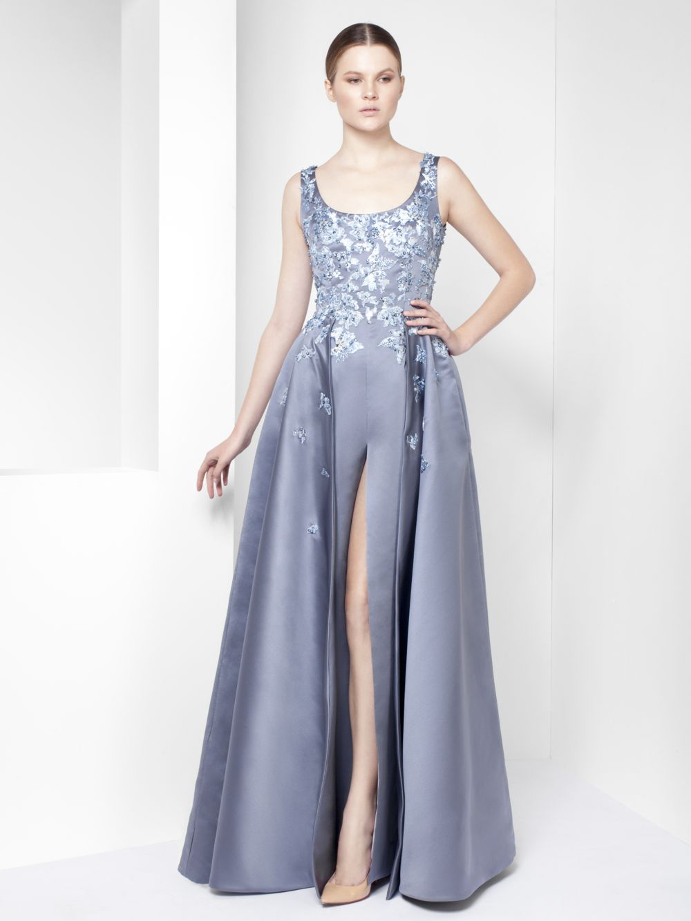 Embroidered Long Dress