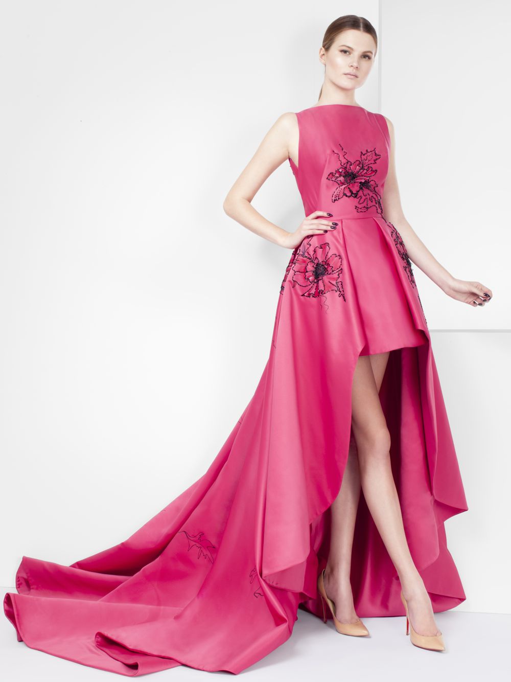Long Fuchsia Dress