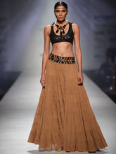 Nomad Leather Applique Blouse
