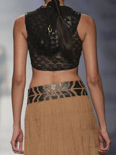 Crinkled Layered Skirt