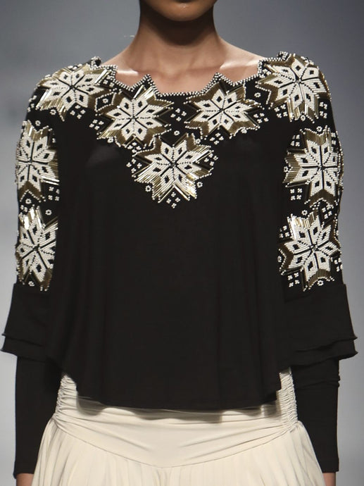 Embellished Mexican Starlite Top