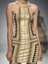Block Print Aztec Short Dress
