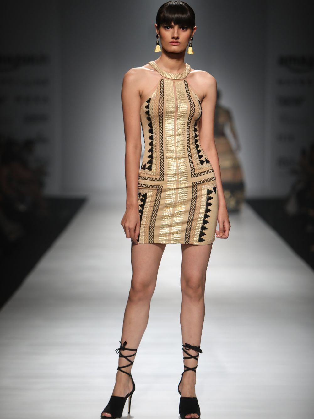 Block Print Aztec Short Dress