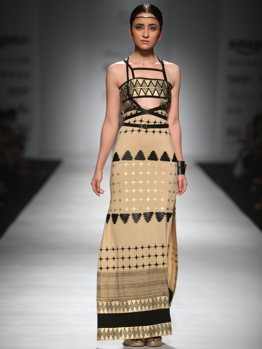 Block Print Cleopatra Dress