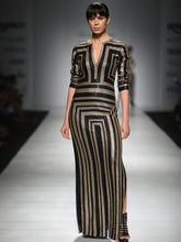 Metallic Love Structured Dress