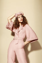 Pink Linen Jumpsuit