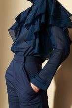 Ruffled Top & Sailor Pants Set