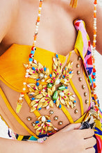 Jumpsuit & Embellished Corset Top