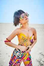 Jumpsuit & Embellished Corset Top