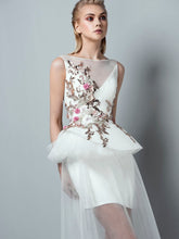 Embellished A-Line Dress