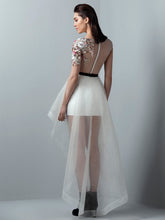 Embellished High-Low Dress