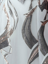 Organza Dress With Asymmetric Peplum