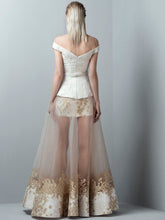 Gold Encrusted Illusion Dress