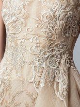 Embroidered Gold Dress