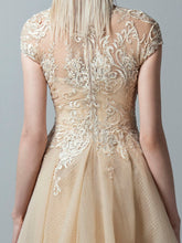 Embroidered Gold Dress