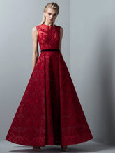 Embroidered A-Line Dress